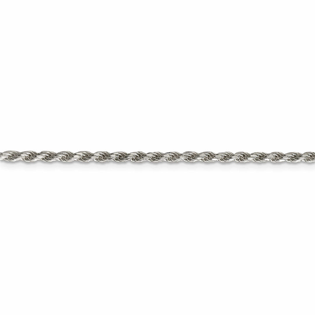Lovely Rita's Bracelets Silver Polished D.C 2.25-mm Solid Rope Chain