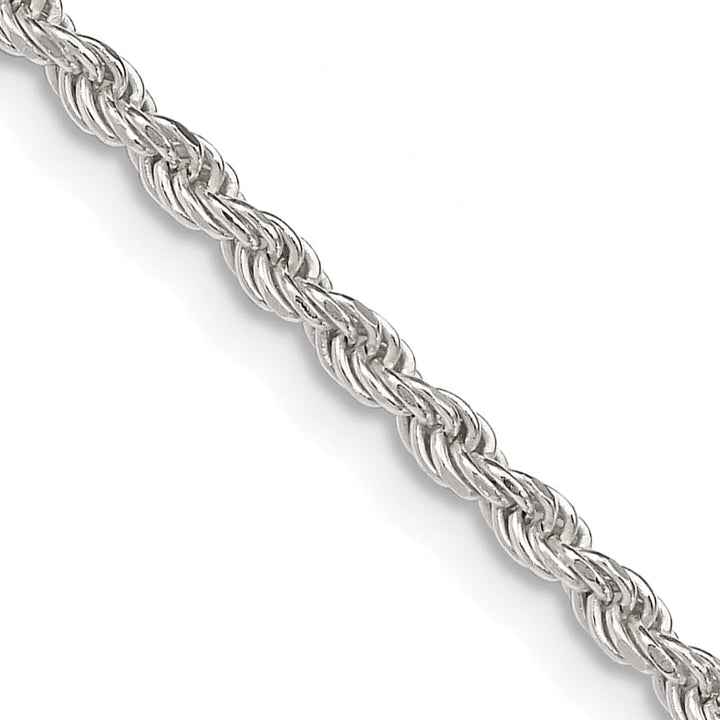 Lovely Rita's Bracelets Silver Polished D.C 2.25-mm Solid Rope Chain