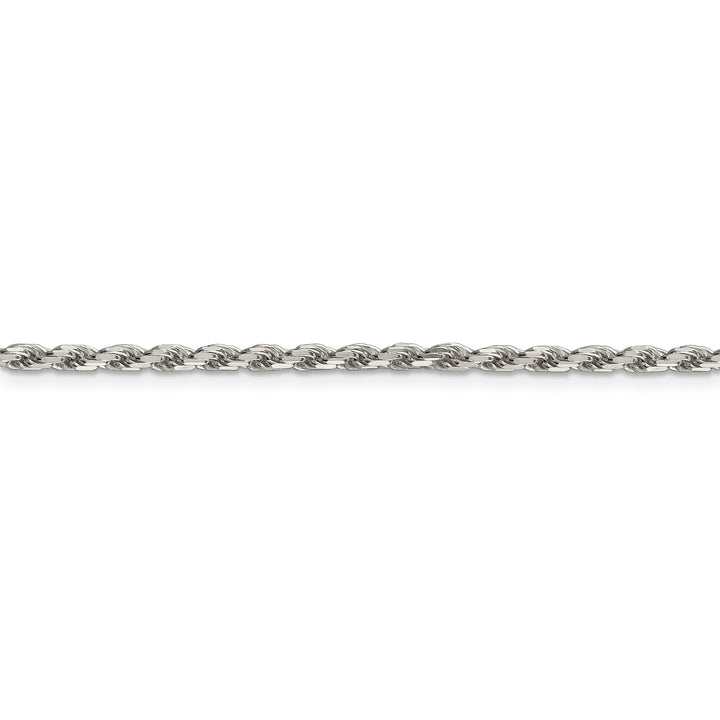 Lovely Rita's Bracelets Silver Polished D.C 2.50-mm Solid Rope Chain
