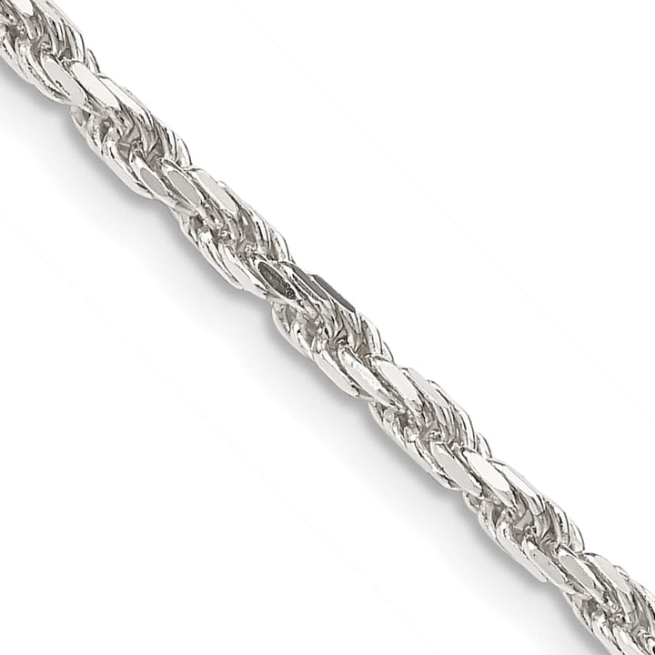 Lovely Rita's Bracelets Silver Polished D.C 2.50-mm Solid Rope Chain