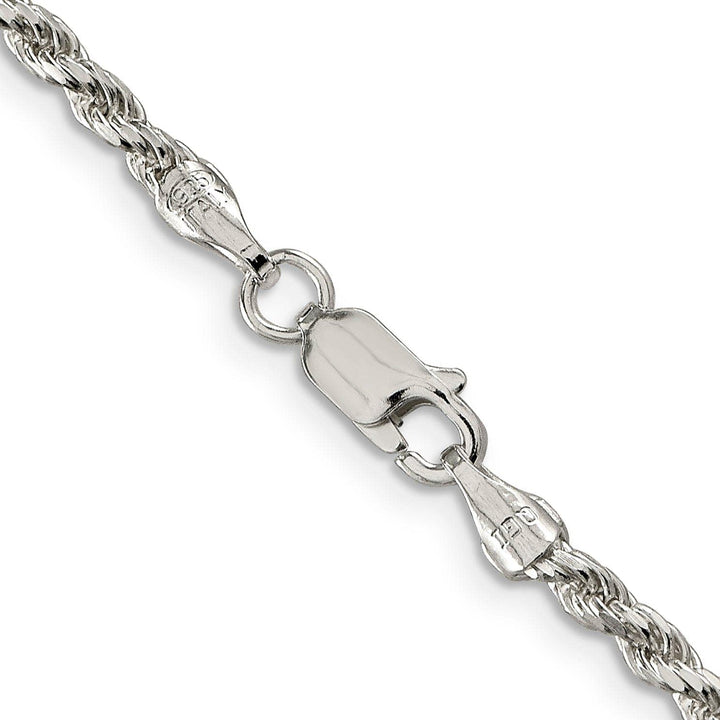 Lovely Rita's Bracelets Silver Polished D.C 2.75-mm Solid Rope Chain