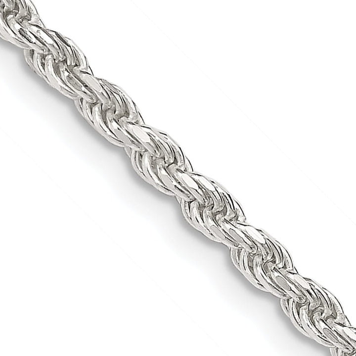 Lovely Rita's Bracelets Silver Polished D.C 2.75-mm Solid Rope Chain