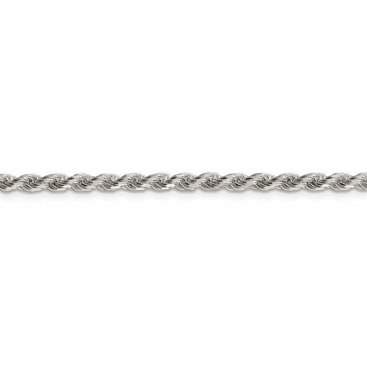 Lovely Rita's Bracelets Silver Polished D.C 3.00-mm Solid Rope Chain