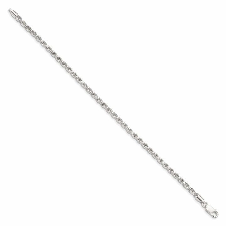 Lovely Rita's Bracelets Silver Polished D.C 3.00-mm Solid Rope Chain