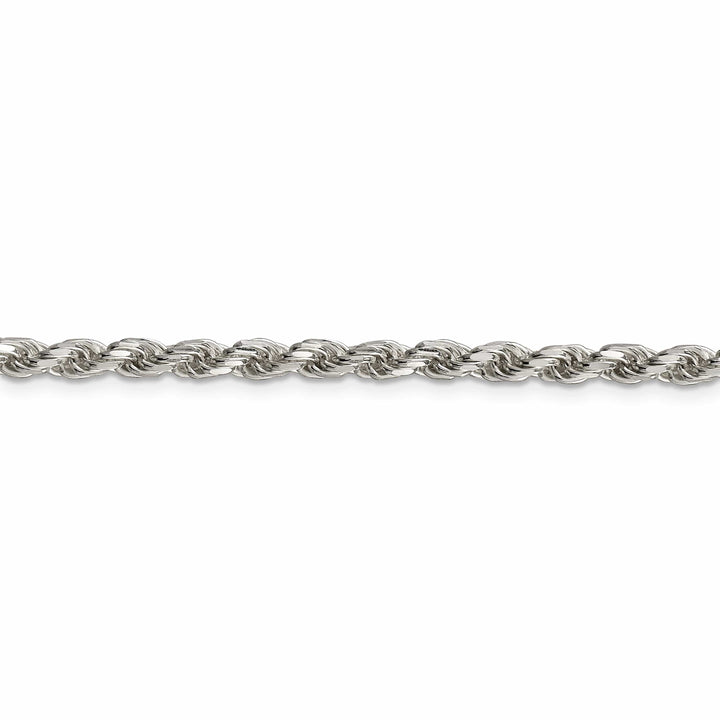 Lovely Rita's Bracelets Silver Polished D.C 3.50-mm Solid Rope Chain