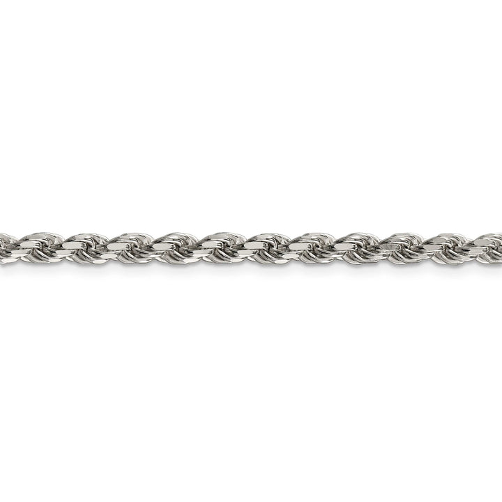 Lovely Rita's Bracelets Silver Polished D.C 4.25-mm Solid Rope Chain