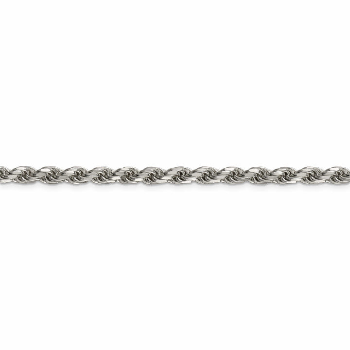 Lovely Rita's Bracelets Silver Polished D.C 4.75-mm Solid Rope Chain