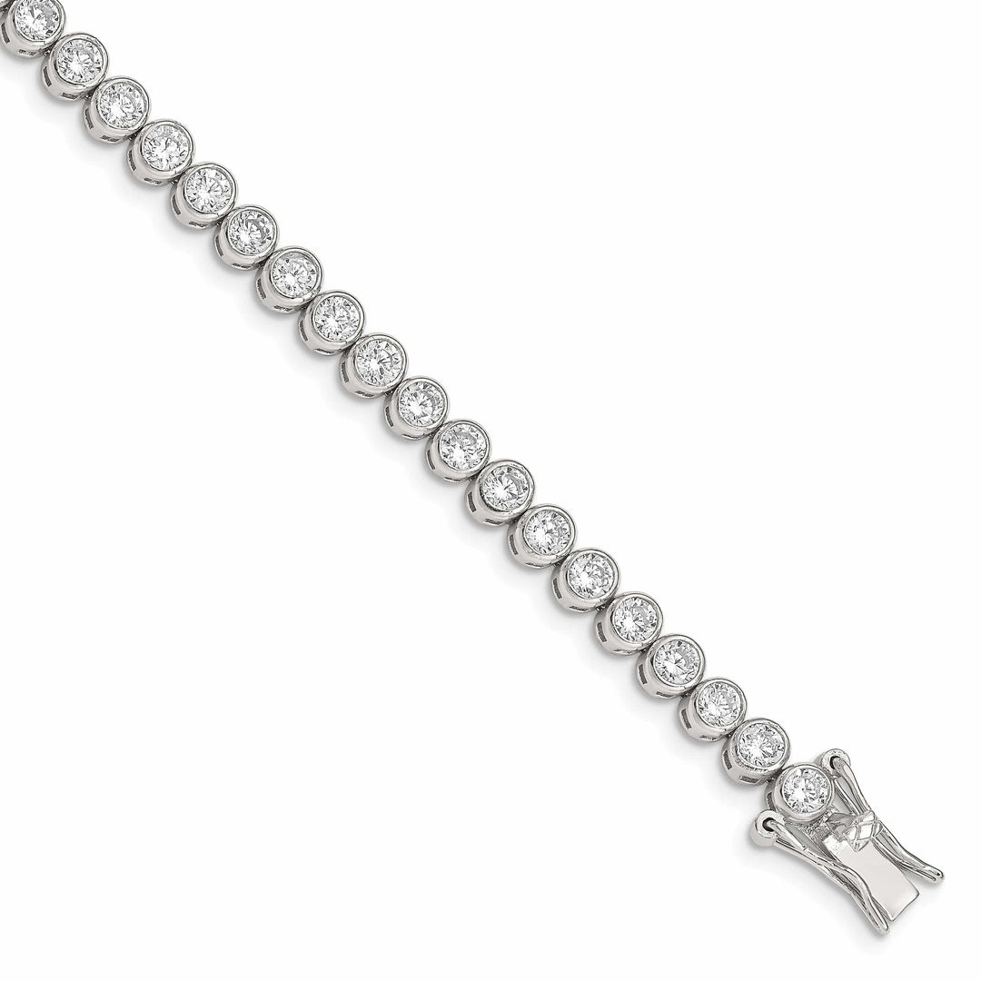 Lovely Rita's Bracelets Silver Polished Finish Cubic Zirconia Bracelet