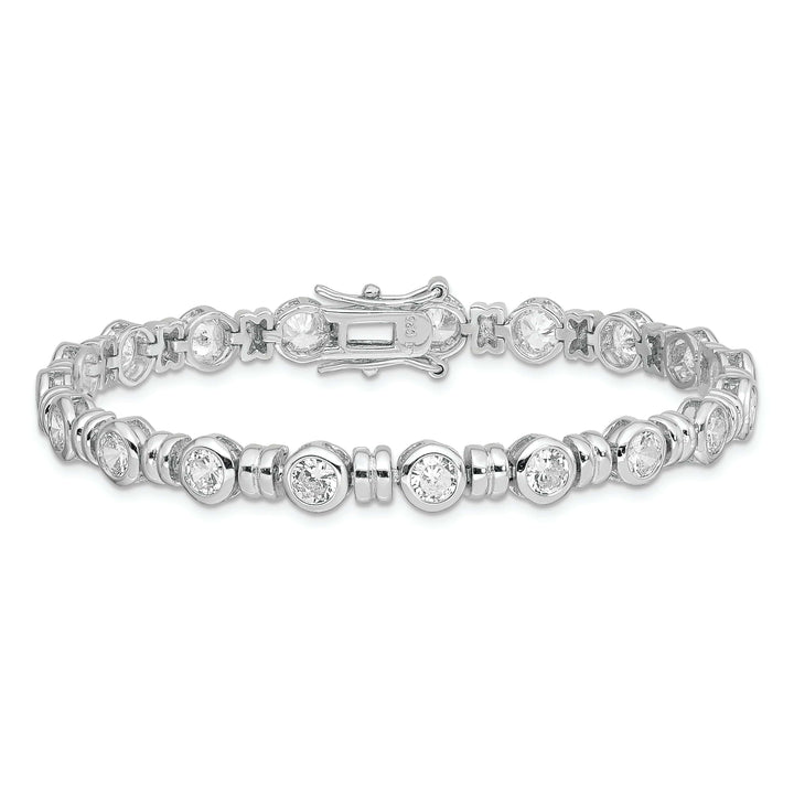Lovely Rita's Bracelets Silver Polished Finish Cubic Zirconia Bracelet