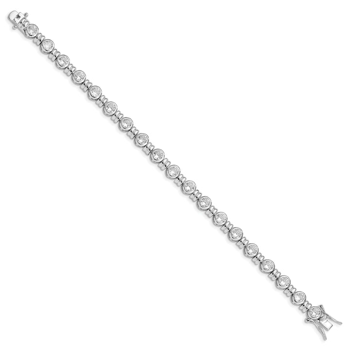 Lovely Rita's Bracelets Silver Polished Finish Cubic Zirconia Bracelet