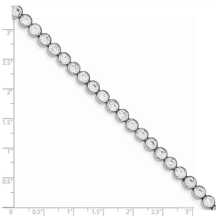 Lovely Rita's Bracelets Silver Polished Finish Cubic Zirconia Bracelet