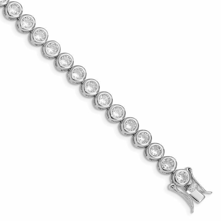 Lovely Rita's Bracelets Silver Polished Finish Cubic Zirconia Bracelet