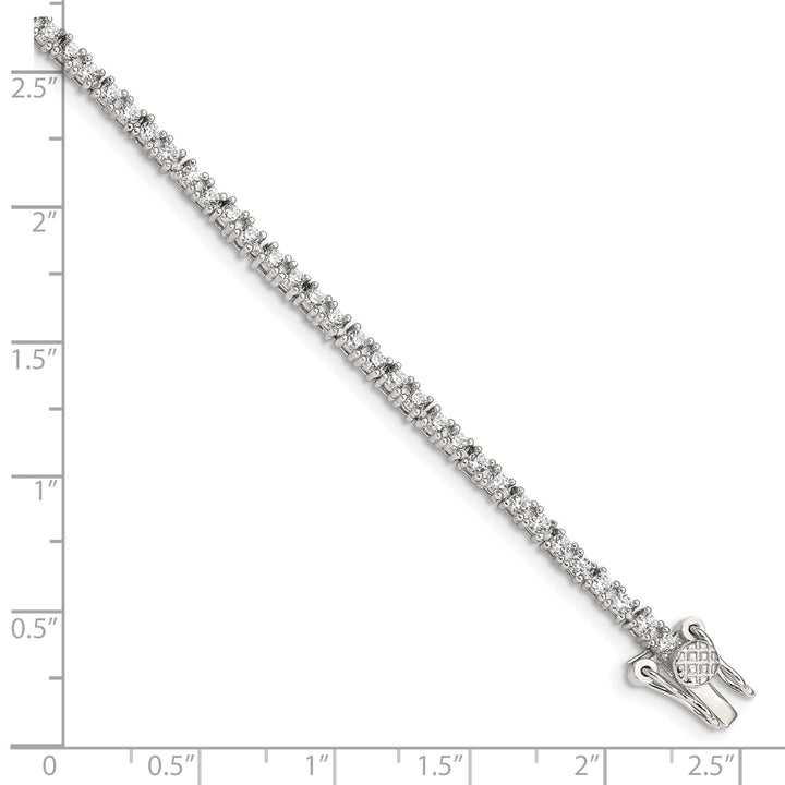 Lovely Rita's Bracelets Silver Polished Finish Cubic Zirconia Bracelet