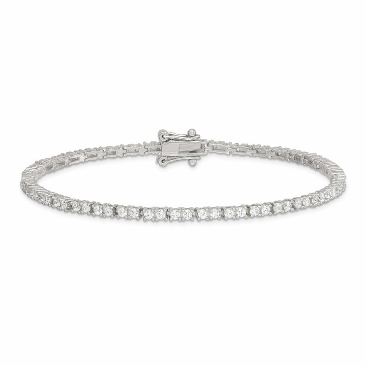 Lovely Rita's Bracelets Silver Polished Finish Cubic Zirconia Bracelet