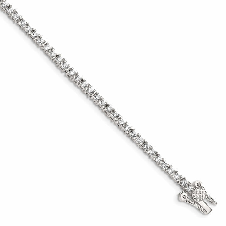 Lovely Rita's Bracelets Silver Polished Finish Cubic Zirconia Bracelet