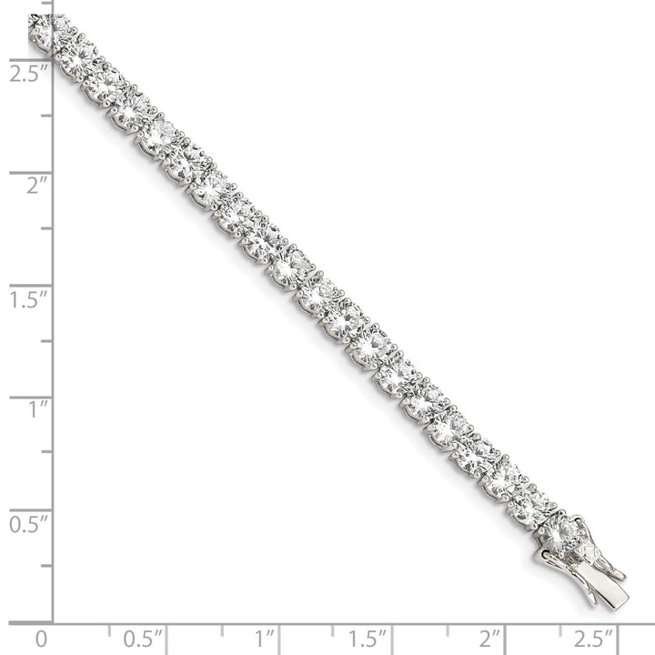 Lovely Rita's Bracelets Silver Polished Finish Cubic Zirconia Bracelet