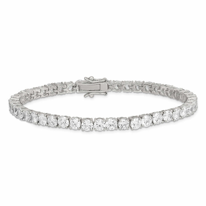 Lovely Rita's Bracelets Silver Polished Finish Cubic Zirconia Bracelet