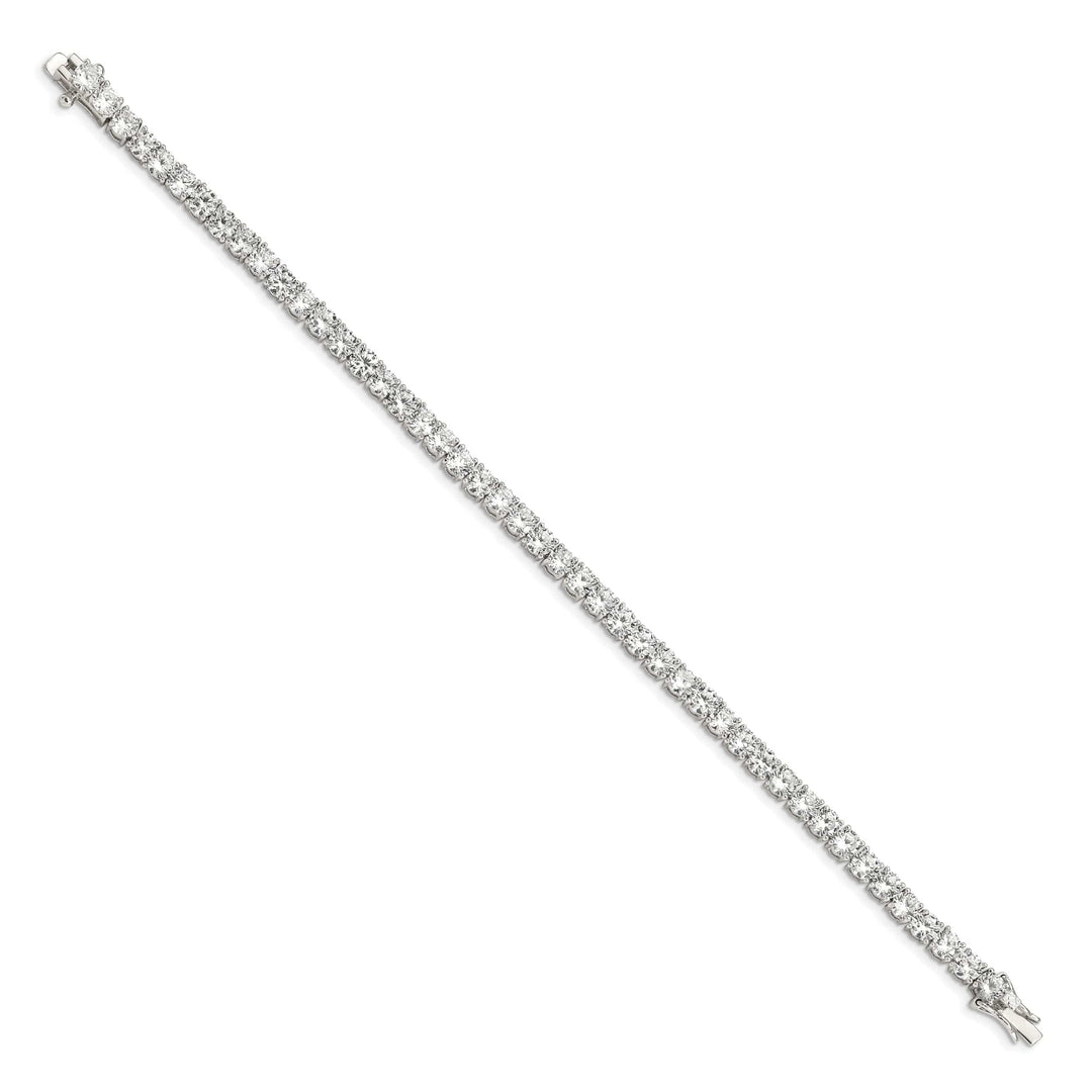 Lovely Rita's Bracelets Silver Polished Finish Cubic Zirconia Bracelet