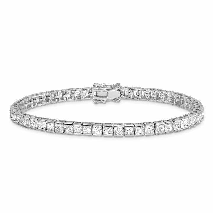 Lovely Rita's Bracelets Silver Polished Finish Cubic Zirconia Bracelet