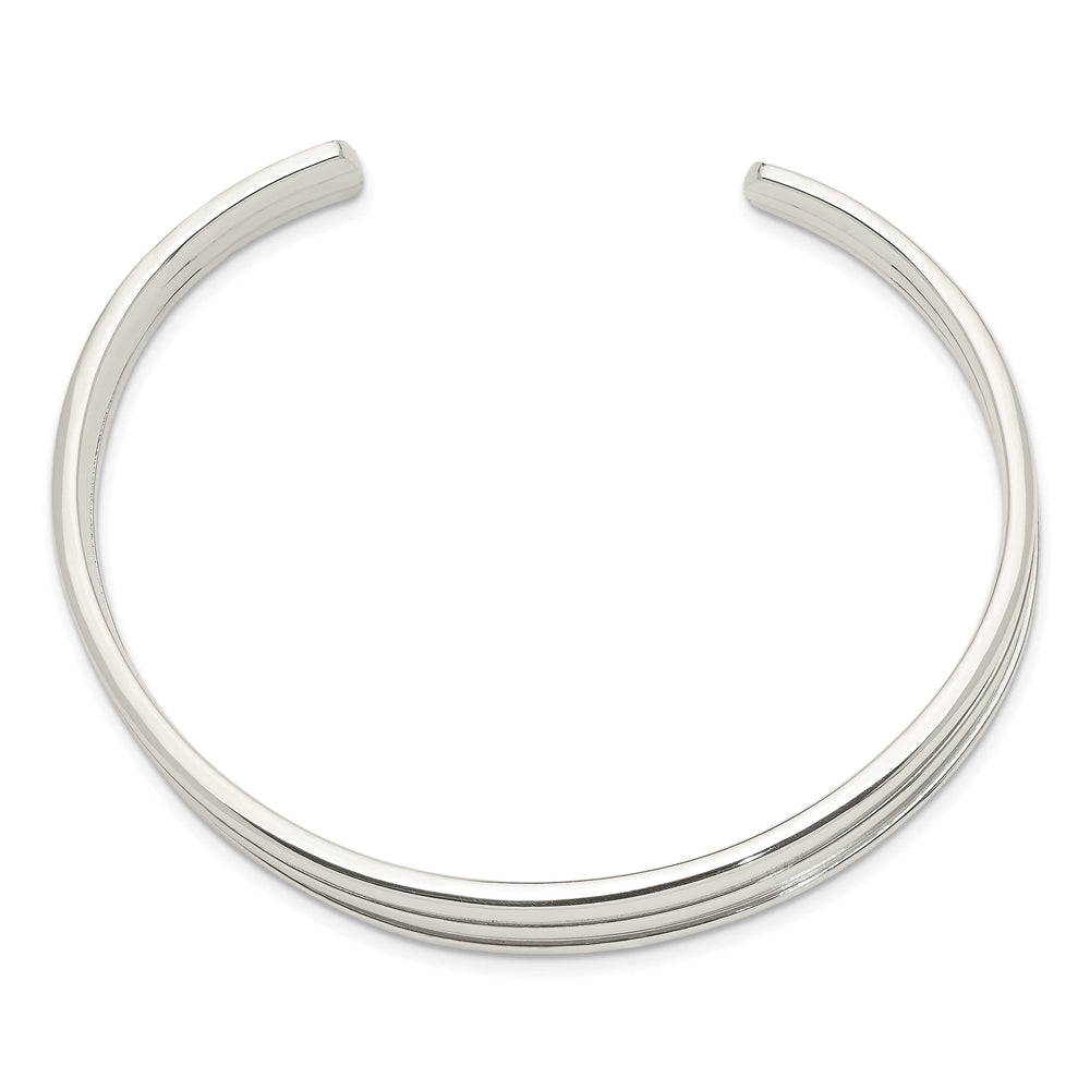 Lovely Rita's Bracelets Silver Polished Finish Cuff Bangle Bracelet