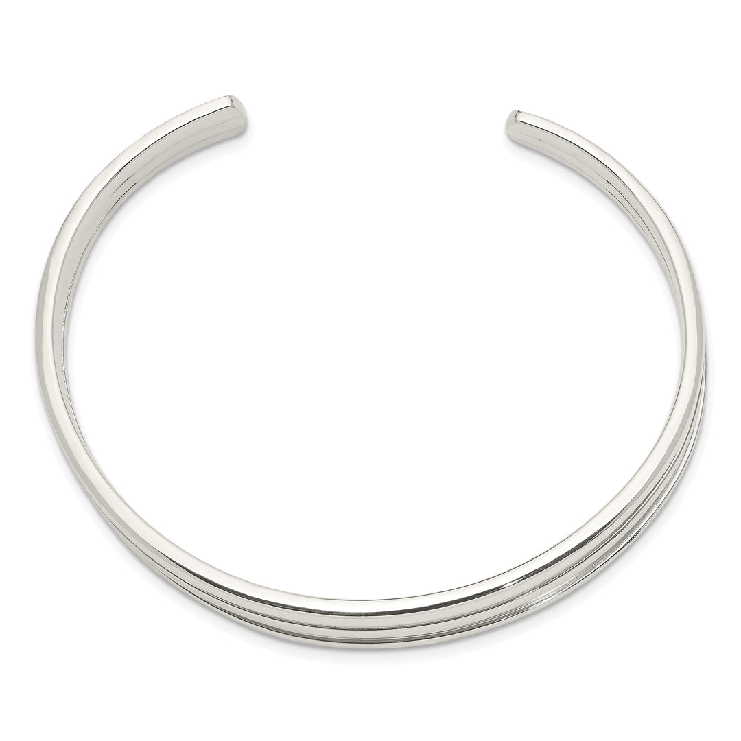 Lovely Rita's Bracelets Silver Polished Finish Cuff Bangle Bracelet