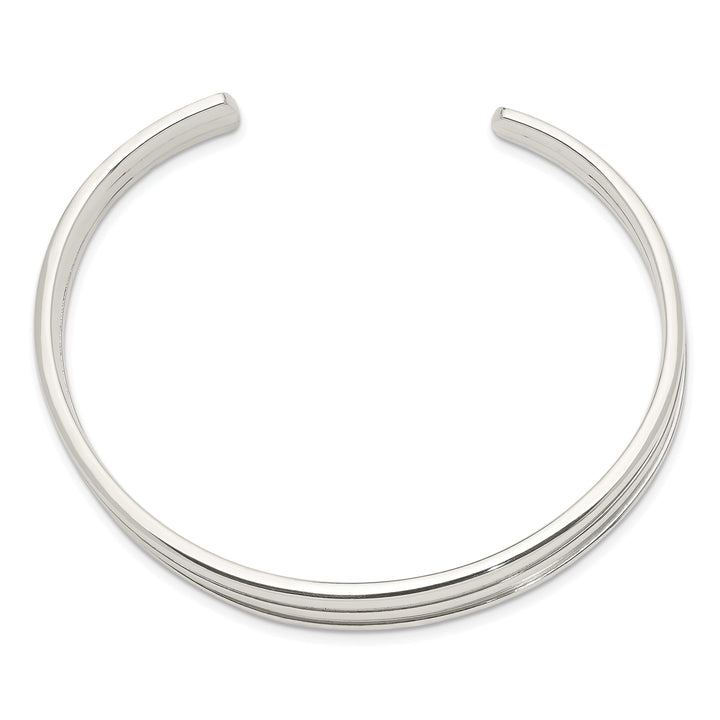 Lovely Rita's Bracelets Silver Polished Finish Cuff Bangle Bracelet