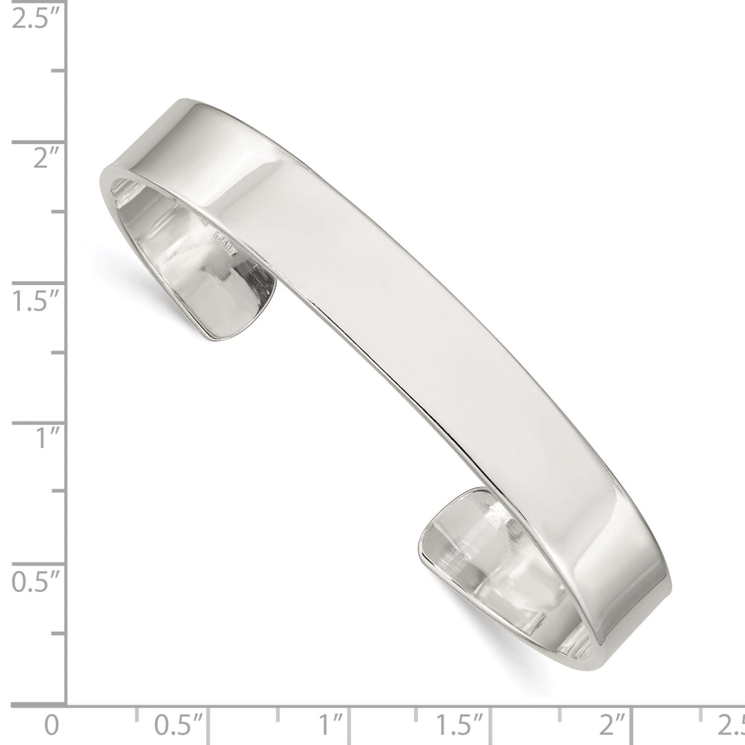 Lovely Rita's Bracelets Silver Polished Finish Flexible Cuff Bangle