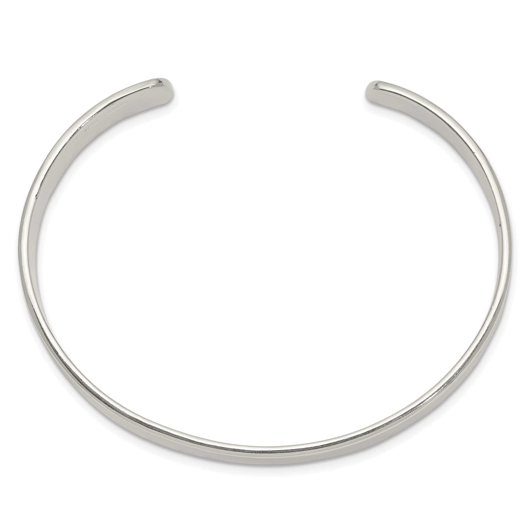 Lovely Rita's Bracelets Silver Polished Finish Flexible Cuff Bangle