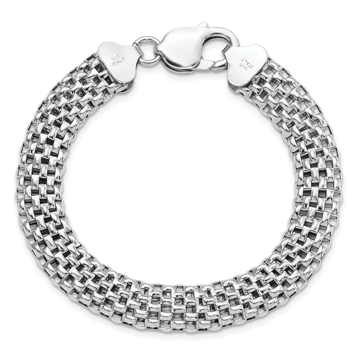 Lovely Rita's Bracelets Silver Rhodium-plated Hollow Bracelet