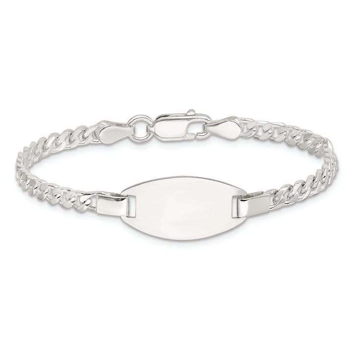 Lovely Rita's Bracelets Silver Solid Engravable Baby ID Bracelet