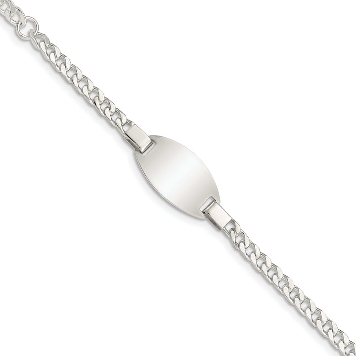 Lovely Rita's Bracelets Silver Solid Engravable Baby ID Bracelet