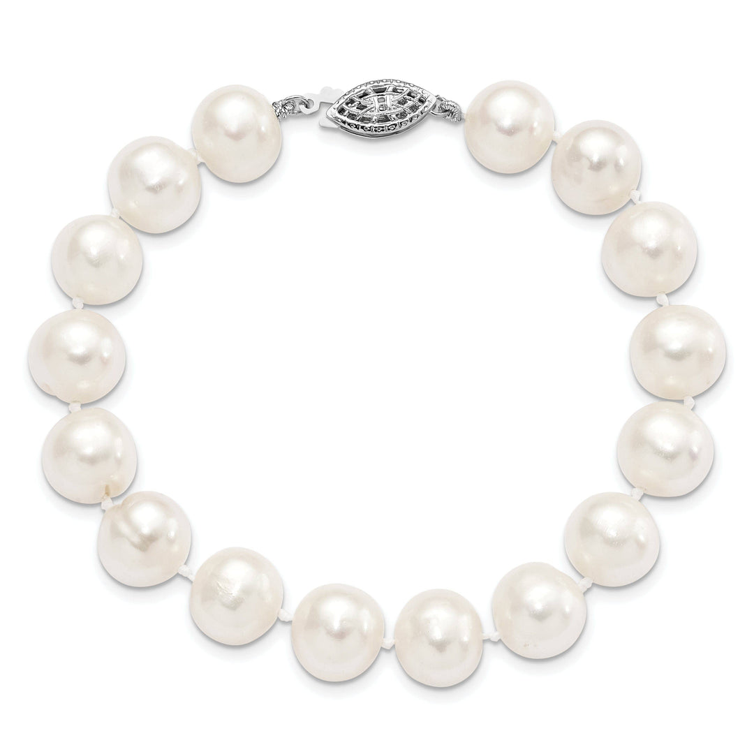 Lovely Rita's Bracelets Silver White Freshwater Cultured Pearl Bracelet
