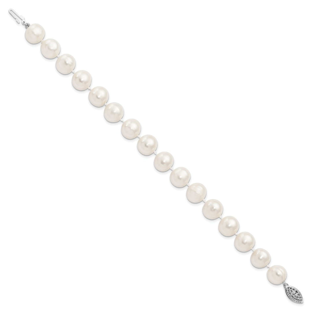 Lovely Rita's Bracelets Silver White Freshwater Cultured Pearl Bracelet