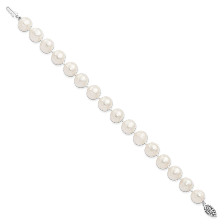 Lovely Rita's Bracelets Silver White Freshwater Cultured Pearl Bracelet