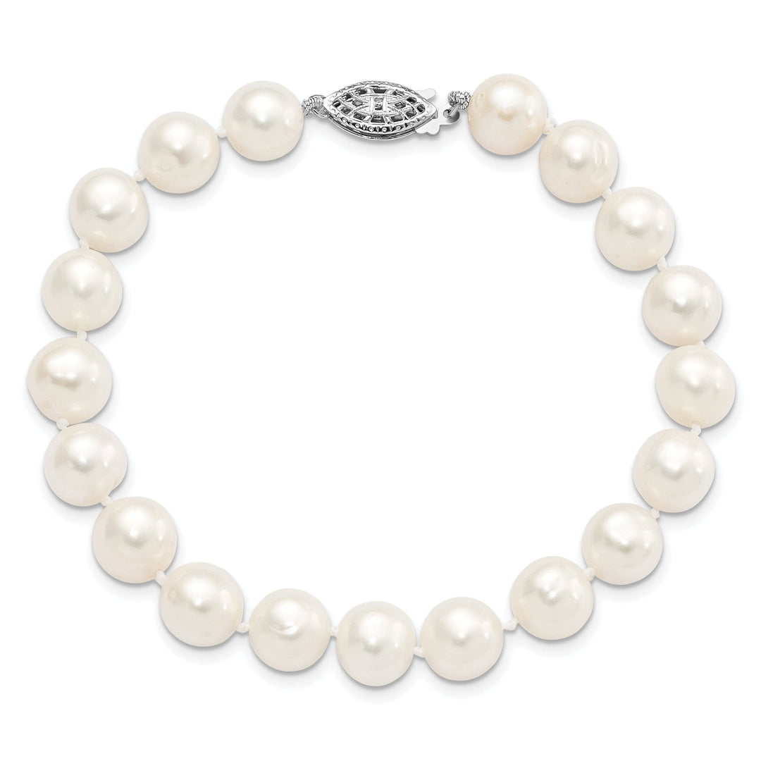 Lovely Rita's Bracelets Silver White Freshwater Cultured Pearl Bracelet