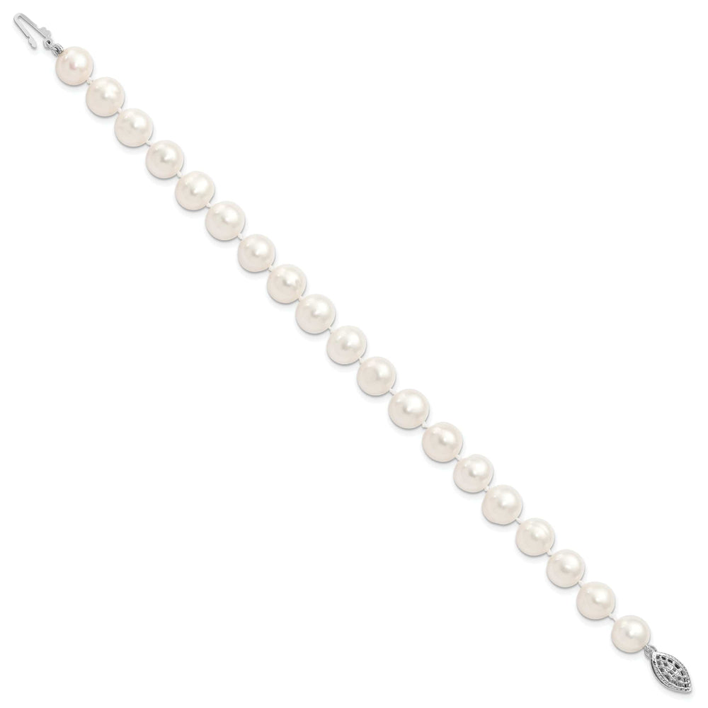Lovely Rita's Bracelets Silver White Freshwater Cultured Pearl Bracelet