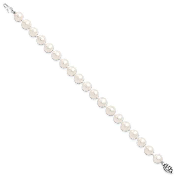 Lovely Rita's Bracelets Silver White Freshwater Cultured Pearl Bracelet