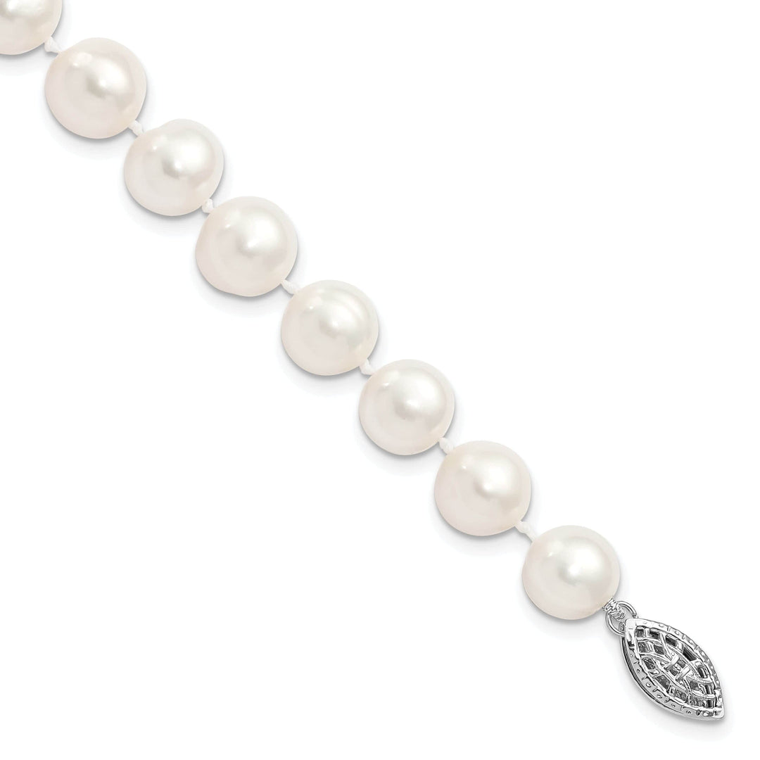Lovely Rita's Bracelets Silver White Freshwater Cultured Pearl Bracelet