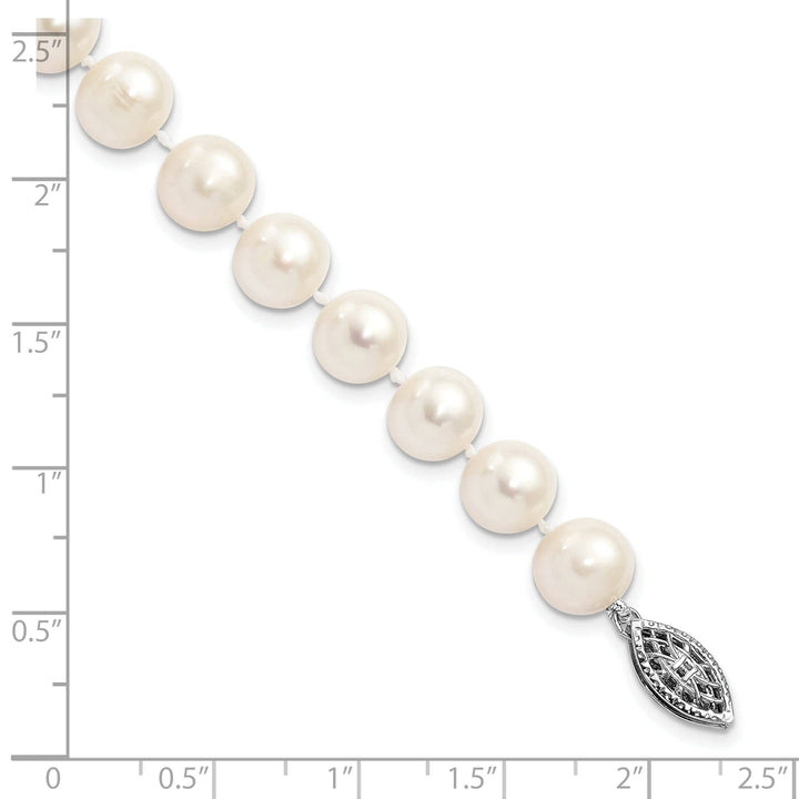 Lovely Rita's Bracelets Silver White Freshwater Cultured Pearl Bracelet