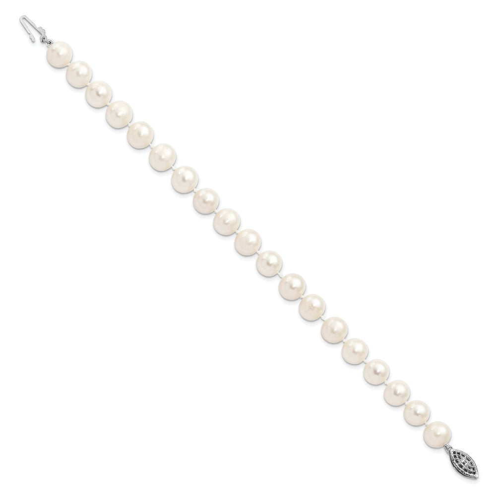 Lovely Rita's Bracelets Silver White Freshwater Cultured Pearl Bracelet