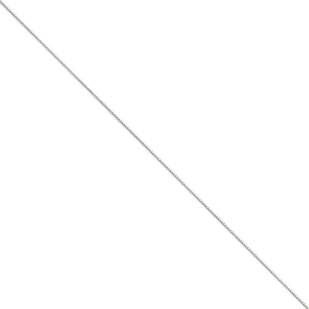 Lovely Rita's Bracelets Size 7 14k White Gold 0.90mm Polished Solid Box Chain