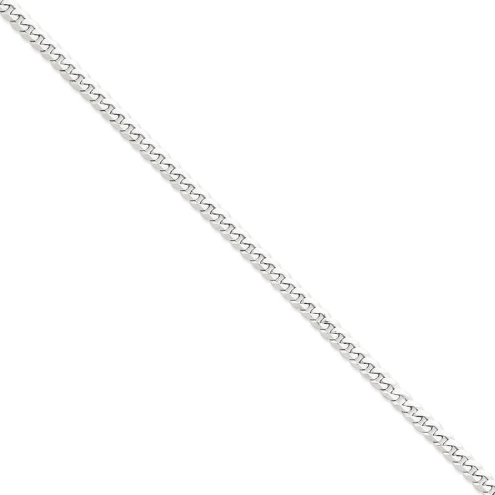 Lovely Rita's Bracelets Size 7 14k White Gold Polished 5.20mm Flat Curb Chain