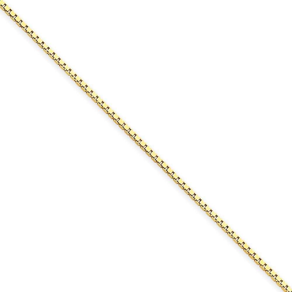 Lovely Rita's Bracelets Size 7 14k Yellow Gold 1.00mm Polish Solid Box Chain