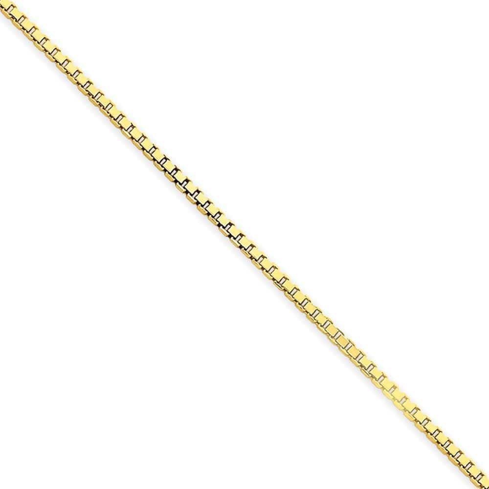 Lovely Rita's Bracelets Size 7 14k Yellow Gold 1.50mm Polish Solid Box Chain