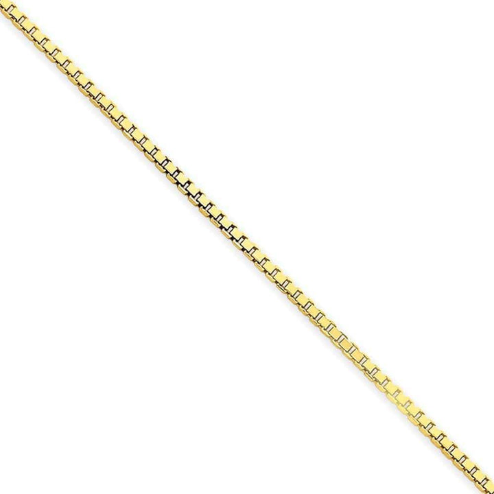 Lovely Rita's Bracelets Size 7 14k Yellow Gold 1.50mm Polish Solid Box Chain