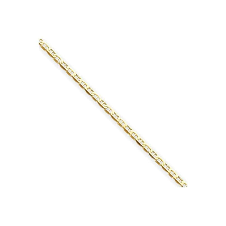 Lovely Rita's Bracelets Size 7 14k Yellow Gold 3.00mm Concave Anchor Chain