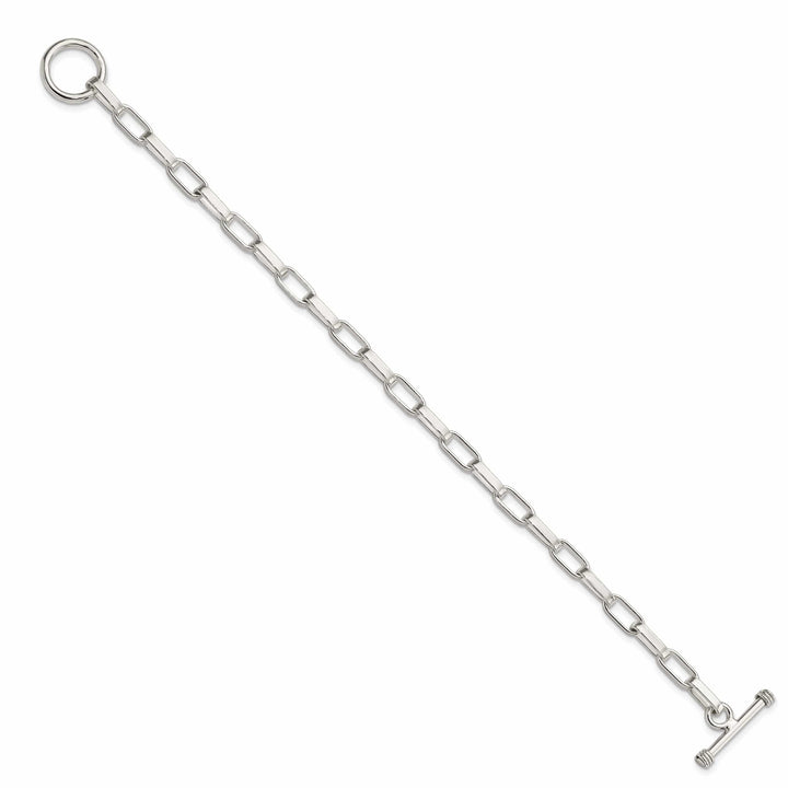 Lovely Rita's Bracelets Size 7.5 Sterling Silver Fancy Link Toggle Bracelet
