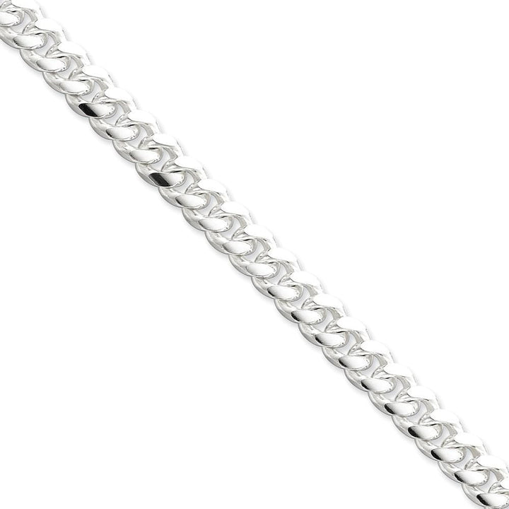 Lovely Rita's Bracelets Size 7 Silver 8.50-mm Solid Domed Link Curb Chain