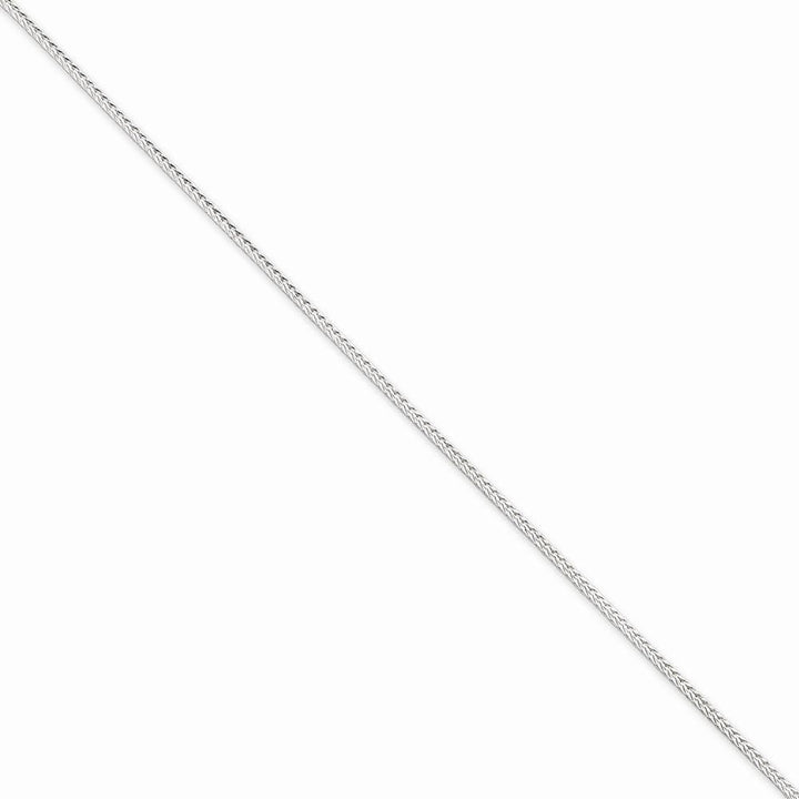 Lovely Rita's Bracelets Size 7 Silver D.C 1.45-mm Solid Round Franco Chain