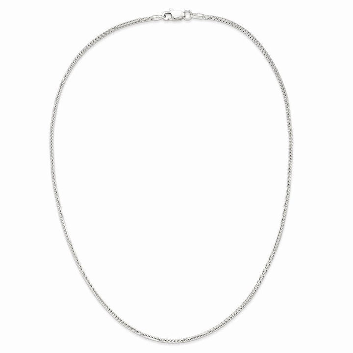 Lovely Rita's Bracelets Size 7 Silver D.C 2.00-mm Solid Round Franco Chain